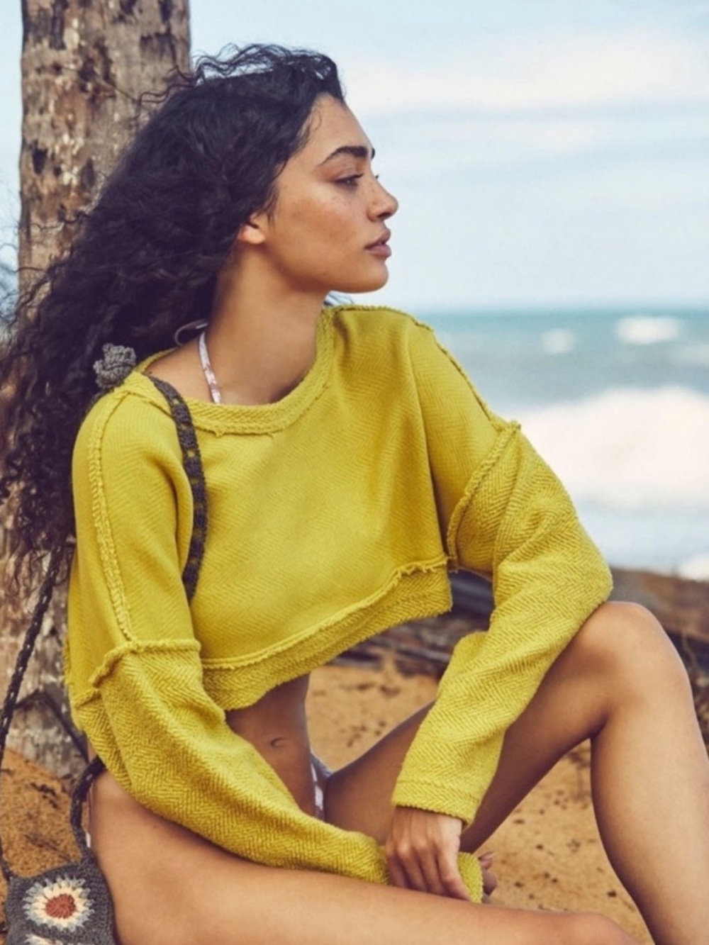 Free People Kylie Cropped Pullover